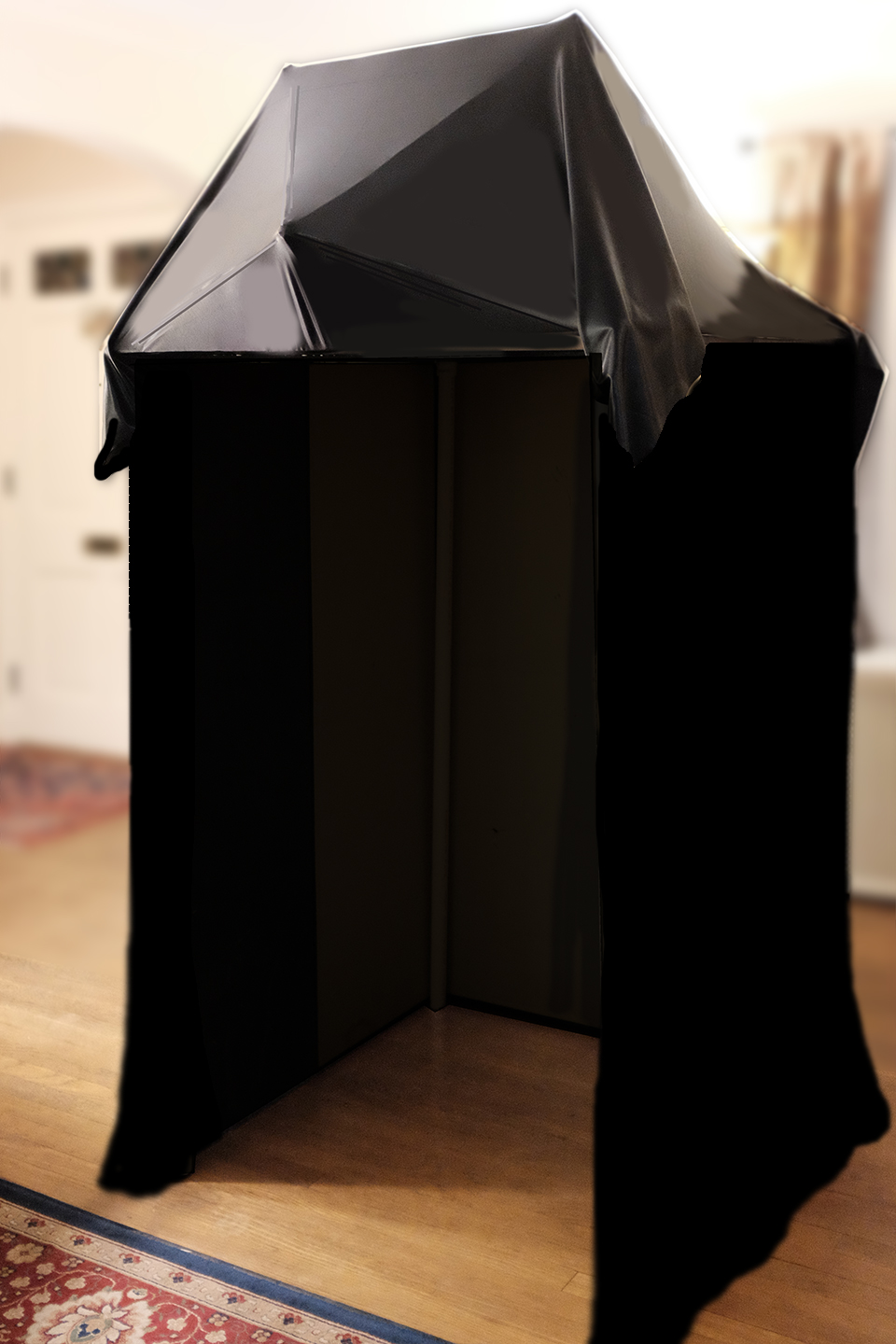 draped